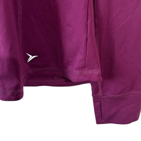 Old Navy Active Semi-Fitted XL Long Sleeve Top Purple - Picture 5 of 8